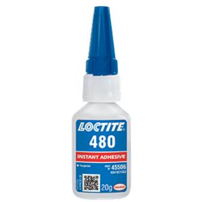 LOCTITE 480 漢高單組分橡膠增韌型黑色低粘度瞬干膠